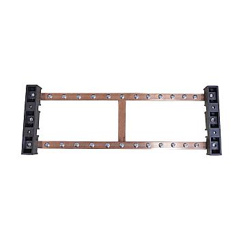 Cabeus CGB-NP-11-275 Шина PEN земля-ноль на 11+11 присоединений, медь, 275А, (габариты 3х20х500 мм)