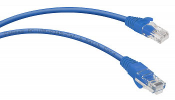 Cabeus PC-UTP-RJ45-Cat.6-0.5m-BL-LSZH Патч-корд U/UTP, категория 6, 2xRJ45/8p8c, неэкранированный, с