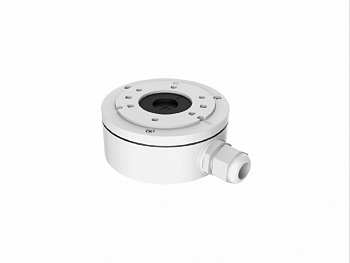 HiWatch DS-1280ZJ-XS Монтажная коробка, белая, алюминий, Φ100×43.2 x 129мм
