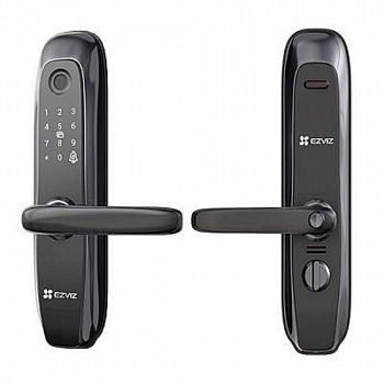 Ezviz CS-L2S-11FCP (A0)(BLACK) Электронный замок с ручкой врезного типа и полуавтоматической системо