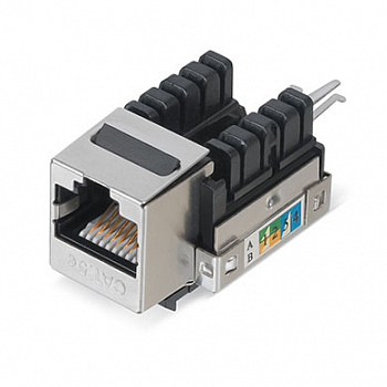 Cabeus KJ-RJ45-Cat.5e-SH-90 Вставка Keystone Jack RJ-45(8P8C), категория 5e, экранированная, заделка