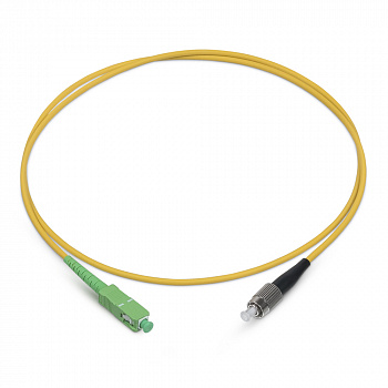 Cabeus FOP(s)-9-SC-FC-25m Шнур оптический simplex SC-FC 9/125 sm 25м LSZH