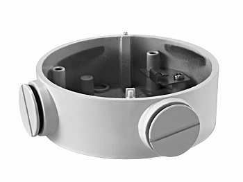 HiWatch DS-1260ZJ Монтажная коробка, белая, для цилиндрических камер, алюминий, Ф105мм
