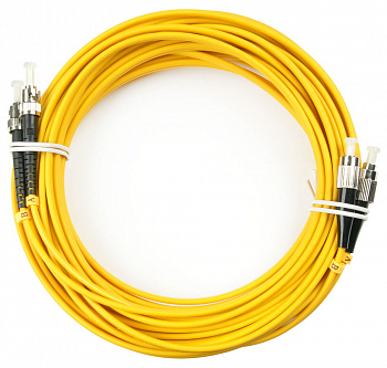 Cabeus FOP(d)-9-ST-ST-5m Шнур оптический duplex ST-ST 9/125 sm 5м LSZH