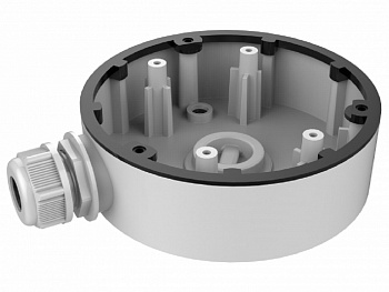 HiWatch DS-1280ZJ-DM55 Монтажная коробка, белая, для купольных камер IPC-D6XX, алюминий