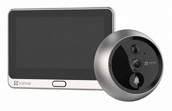 Ezviz CS-DP2C (SilverMetallic) Wi-Fi дверной глазок с ответной станцией