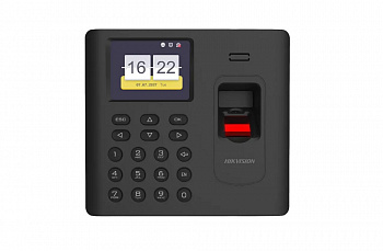 Hikvision DS-K1A802AEF-B Терминал учета рабочего времени со встроенными считывателями EM карт и отпе