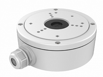 HiWatch DS-1280ZJ-S Монтажная коробка, белая, алюминий, Φ137×53.4 x 164,8мм